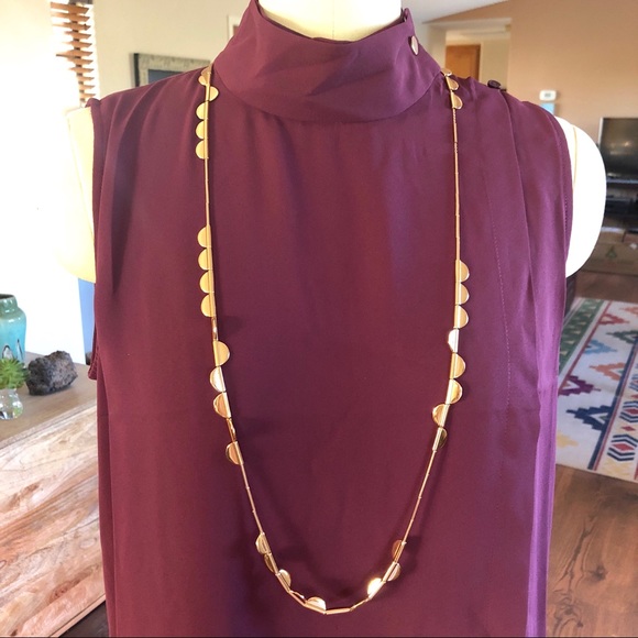 kate spade Jewelry - kate spade new york long goldtone necklace